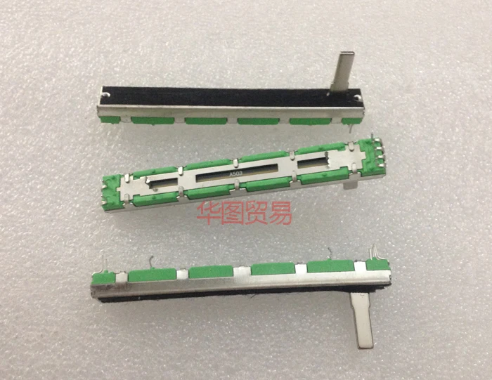 Double Straight Slide Potentiometer A50K A503 Mixer Fader for Yamaha Behringer Soundcraft Accessories
Double Straight Slide Potentiometer A50K A503 Mixer Fader for Yamaha Behringer Soundcraft Accessories