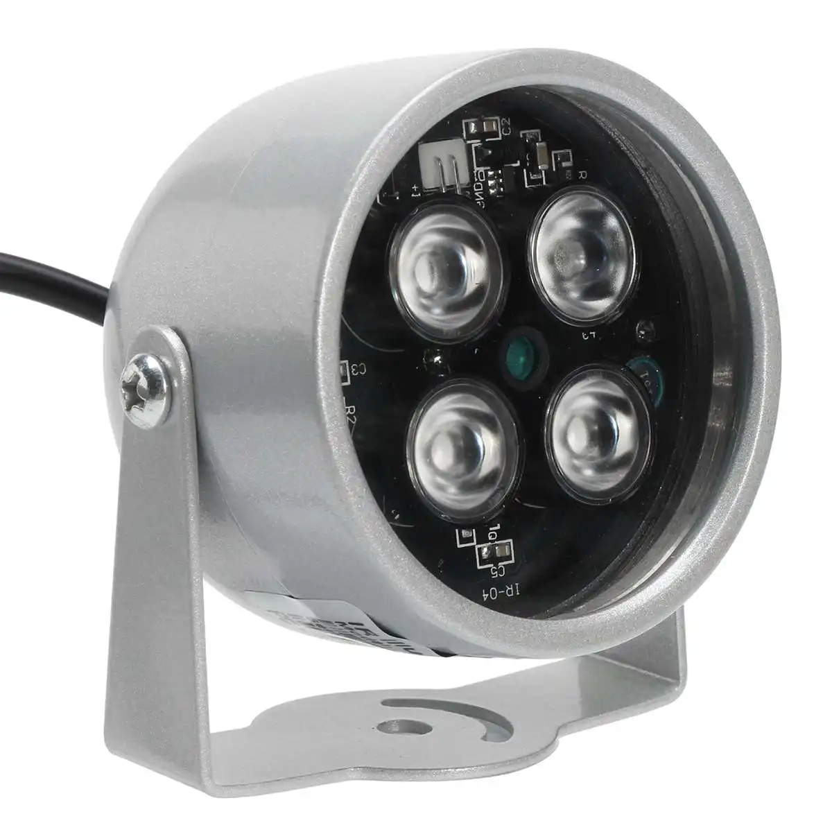 850nm 3W Wide Angle 4 LED light Illuminator For Security CCTV Camera Adjustable IP66 Waterproof CCTV Fill Light Accessories
850nm 3W Wide Angle 4 LED light Illuminator For Security CCTV Camera Adjustable IP66 Waterproof CCTV Fill Light Accessories