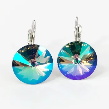 New White Bella Crystal Dro'p Earrings For Women AustrianCrystal Fashion Round Earrings wedding Jewelry White Gold Color
New White Bella Crystal Dro'p Earrings For Women AustrianCrystal Fashion Round Earrings wedding Jewelry White Gold Color