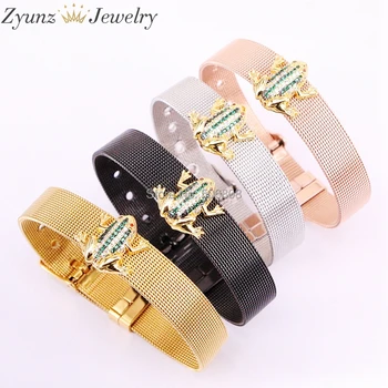 5PCS ZYZ328-2192 Frog Spacer Gold Color Charm, Animal Cubic Zirconia Jewelry Connector Stainless steel watch belt bangle
5PCS ZYZ328-2192 Frog Spacer Gold Color Charm, Animal Cubic Zirconia Jewelry Connector Stainless steel watch belt bangle