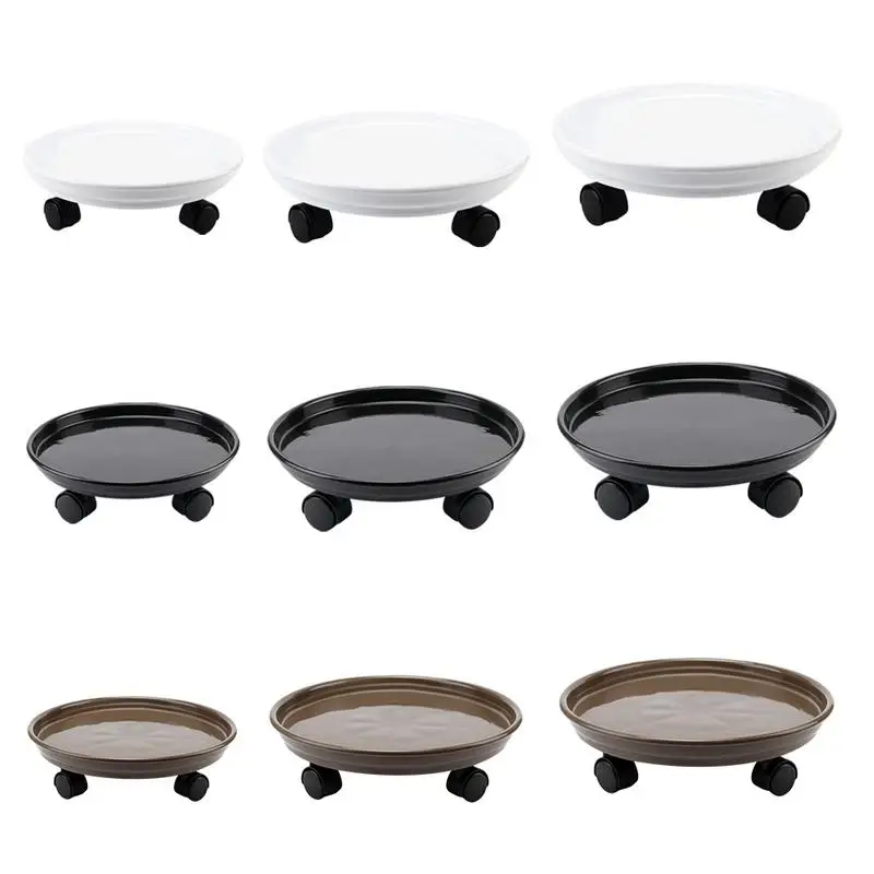 Flower Pot Rack Plant Caddy Rolling Potted Plant Stand With Universal Wheels Round Plastic Tray Heavy Duty
Flower Pot Rack Plant Caddy Rolling Potted Plant Stand With Universal Wheels Round Plastic Tray Heavy Duty