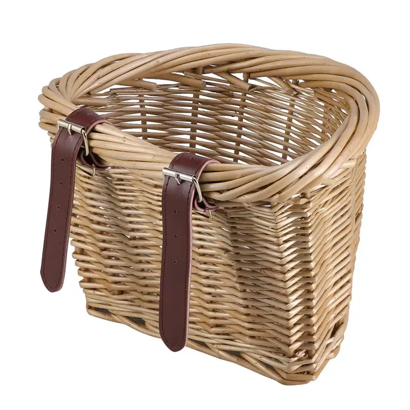 1Pc Bicycle Basket Wicker Detachable Handmade Front Handlebar Bike Basket Storage Basket for Schoolbag Pets Handbag
1Pc Bicycle Basket Wicker Detachable Handmade Front Handlebar Bike Basket Storage Basket for Schoolbag Pets Handbag