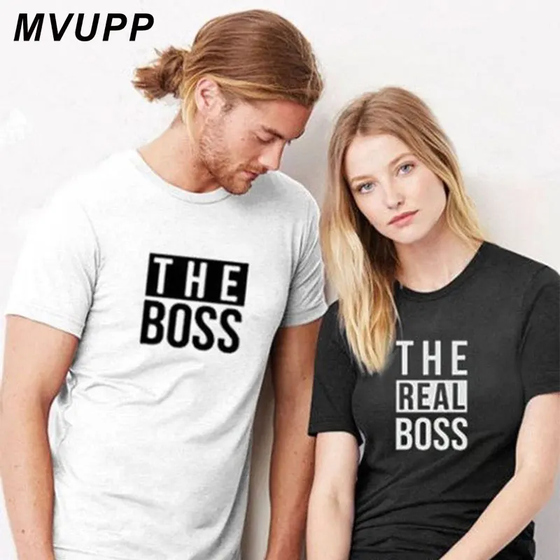 2019 NEW Fashion The Boss Letter Printed Black Couples Lovers Tshirts Short Sleeve Tees Tops Casual Style Cotton Female Clothes
2019 NEW Fashion The Boss Letter Printed Black Couples Lovers Tshirts Short Sleeve Tees Tops Casual Style Cotton Female Clothes