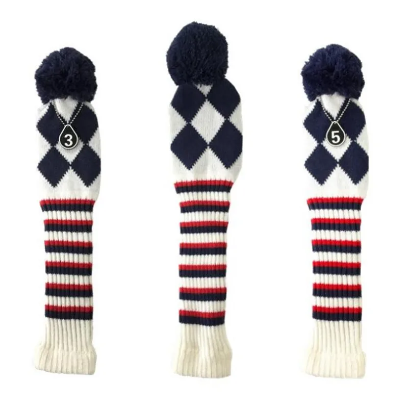 New Knit Pom Pom Golf Driver Wooden Headcovers #1 #3 #5 Fairway Woods Dustproof Golf Covers 3pcs/lot 2 Colors
New Knit Pom Pom Golf Driver Wooden Headcovers #1 #3 #5 Fairway Woods Dustproof Golf Covers 3pcs/lot 2 Colors