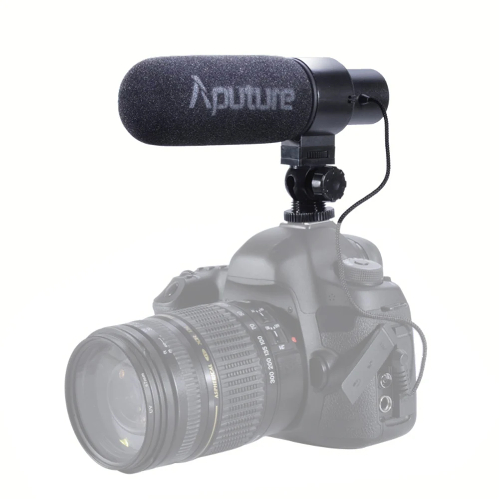 Aputure V-Mic D1 Directional Condenser Shotgun Microphone with Cold shoe & 1/4" mount for Canon Nikon Sony DSLRs and Camcorders
Aputure V-Mic D1 Directional Condenser Shotgun Microphone with Cold shoe & 1/4" mount for Canon Nikon Sony DSLRs and Camcorders