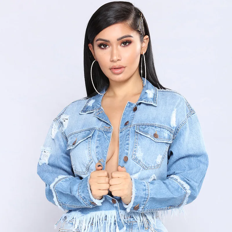 2018 New Spring Autumn jackets for women Short Jacket Grinding Tassel Short Shawl Casual Jeans Coat Denim Outwear O8R2
2018 New Spring Autumn jackets for women Short Jacket Grinding Tassel Short Shawl Casual Jeans Coat Denim Outwear O8R2