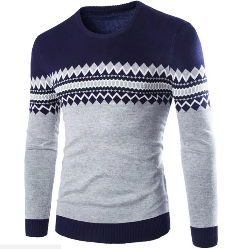 Zollrfea Men Casual Full Sweater Men Fashion New O-Neck Patchwork Quality Knitted Male Sweaters Plus Size 2XL AD00163
Zollrfea Men Casual Full Sweater Men Fashion New O-Neck Patchwork Quality Knitted Male Sweaters Plus Size 2XL AD00163
