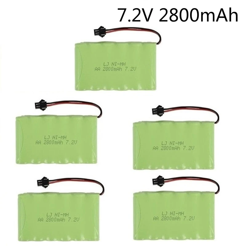 (M model) 7.2v 2800mah NIMH Battery 7.2v Ni-MH battery pack for RC toy Car Boat GUN TANK Truck Trains RC toy model Battery1-5pcs
(M model) 7.2v 2800mah NIMH Battery 7.2v Ni-MH battery pack for RC toy Car Boat GUN TANK Truck Trains RC toy model Battery1-5pcs