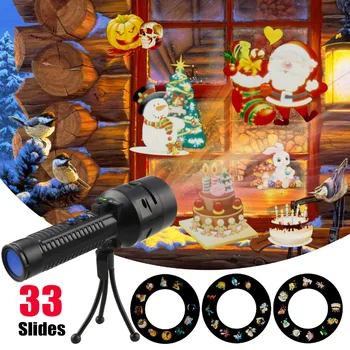 Christmas Laser LED Projector Flashlight 12 Cards Halloween Laser Handheld Projector Lights Show Creative Gift for Children
Christmas Laser LED Projector Flashlight 12 Cards Halloween Laser Handheld Projector Lights Show Creative Gift for Children
