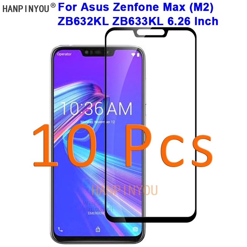 10Pcs For Asus Zenfone Max (M2) ZB632KL ZB633KL 9H Hardness 2.5D Full Cover Toughened Tempered Glass Film Screen Protector Guard
10Pcs For Asus Zenfone Max (M2) ZB632KL ZB633KL 9H Hardness 2.5D Full Cover Toughened Tempered Glass Film Screen Protector Guard