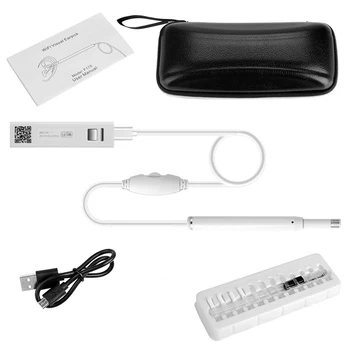 WiFi Endoscope Ear Cleaning Earpick Camera 5.5mm 720P Lens Visual Wireless Otoscope For IOS/MAC/Windows/PC With 6 LED Lights
WiFi Endoscope Ear Cleaning Earpick Camera 5.5mm 720P Lens Visual Wireless Otoscope For IOS/MAC/Windows/PC With 6 LED Lights