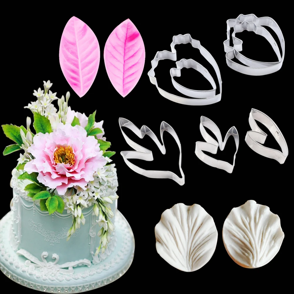 Peony Petal Leaf Veiner & Cutter Silicone Mold Fondant Sugarcraft Metal Cutter Cake Decorating Tools Fondant Cutter FondantCS239
Peony Petal Leaf Veiner & Cutter Silicone Mold Fondant Sugarcraft Metal Cutter Cake Decorating Tools Fondant Cutter FondantCS239