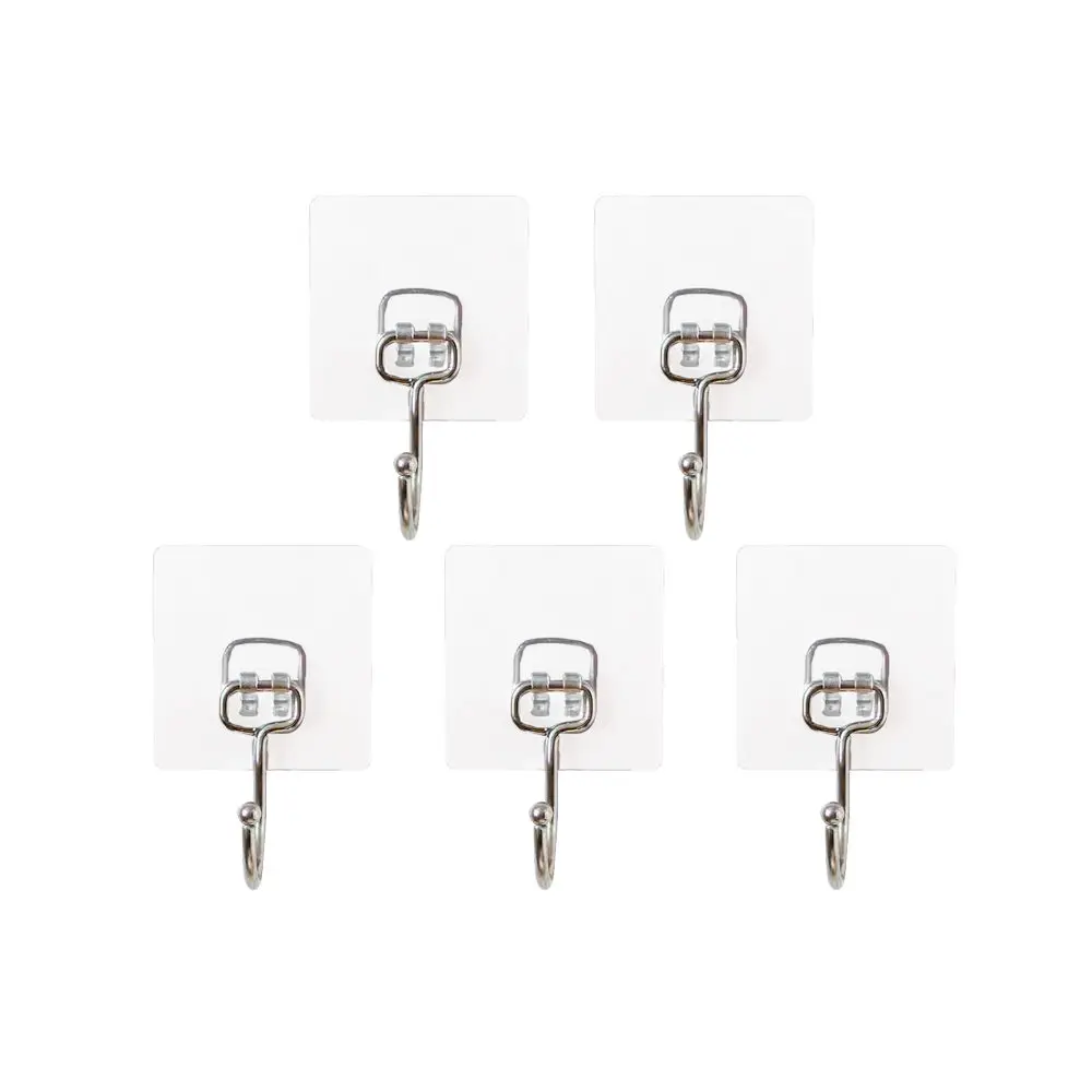 5 x Household Stainless Steel Mini Self Adhesive Hooks Sticky Wall Door Hook Robe
5 x Household Stainless Steel Mini Self Adhesive Hooks Sticky Wall Door Hook Robe