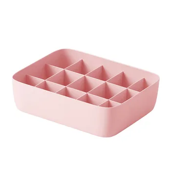 Underwear Storage Box Plastic Storage Basket Stackable Storage Container with 15-Compartment Divider for Bra Panties Socks(Pink)
Underwear Storage Box Plastic Storage Basket Stackable Storage Container with 15-Compartment Divider for Bra Panties Socks(Pink)
