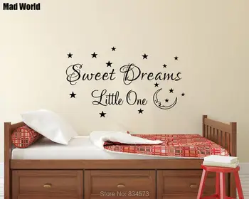 Sweet Dreams Little One Childrens Bedroom Wall Art Stickers Wall Decals Home DIY Decoration Removable Decor Wall Stickers
Sweet Dreams Little One Childrens Bedroom Wall Art Stickers Wall Decals Home DIY Decoration Removable Decor Wall Stickers