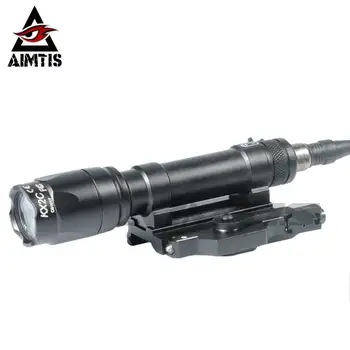 AIMTIS Tactical Light Picatinny QD Mount LED Weapon Light Hunting Scout Flashlight Constant Momentary White Output
AIMTIS Tactical Light Picatinny QD Mount LED Weapon Light Hunting Scout Flashlight Constant Momentary White Output