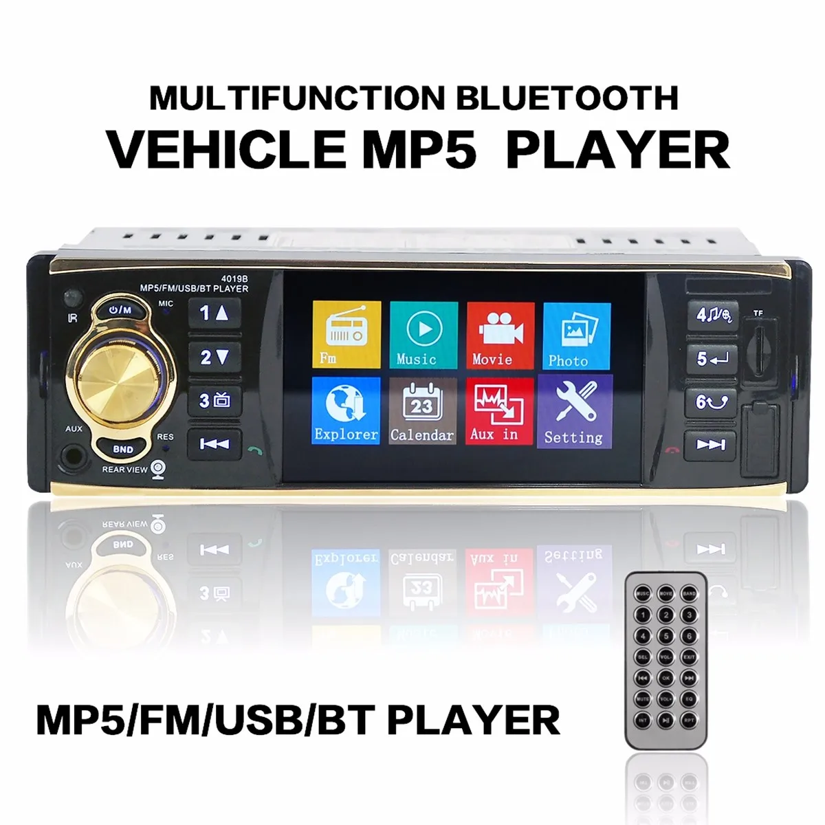 1PC Car Multimedia Player 4.1inch 1 Din Car Radio Audio Stereo 1Din USB AUX FM Radio Station Bluetooth FM HD MP5
1PC Car Multimedia Player 4.1inch 1 Din Car Radio Audio Stereo 1Din USB AUX FM Radio Station Bluetooth FM HD MP5
