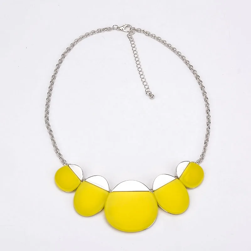ZI.SEN Fashion Necklace Personality Yellow Round Pendant Choker Creative Party Decoration Shot Necklace New Harajuku Jewelry
ZI.SEN Fashion Necklace Personality Yellow Round Pendant Choker Creative Party Decoration Shot Necklace New Harajuku Jewelry