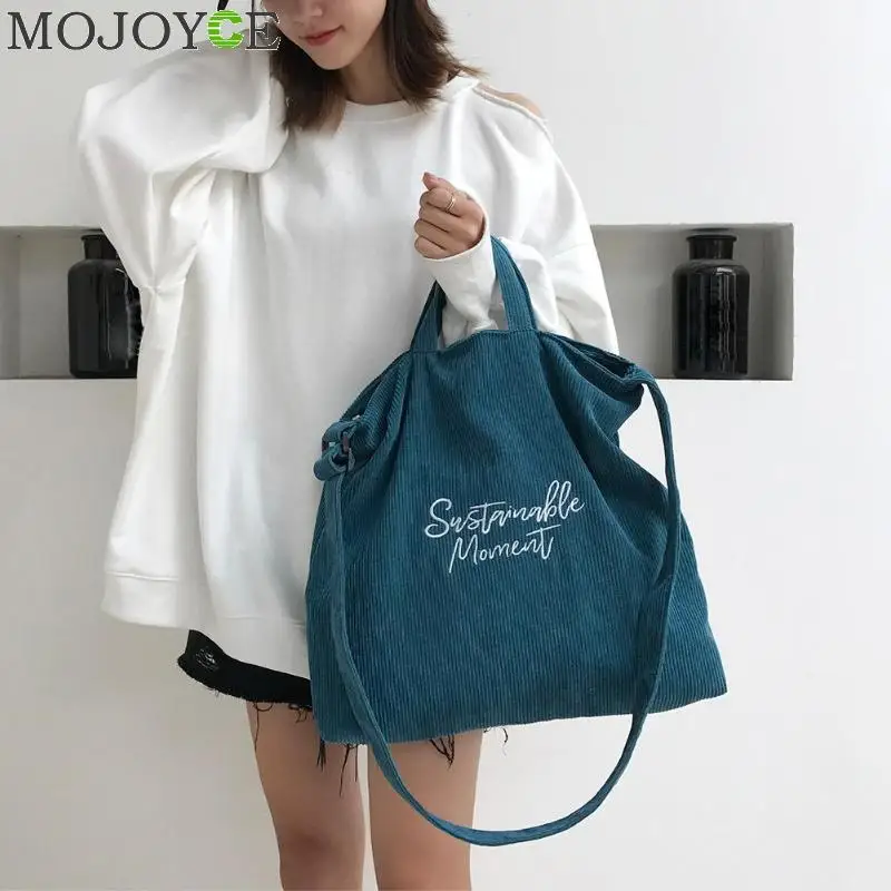 2018 Casual Women Mori style Large Capacity Tote Canvas Shoulder Bag Shopping Bag corduroy Bags Casual Tote Feminina
2018 Casual Women Mori style Large Capacity Tote Canvas Shoulder Bag Shopping Bag corduroy Bags Casual Tote Feminina
