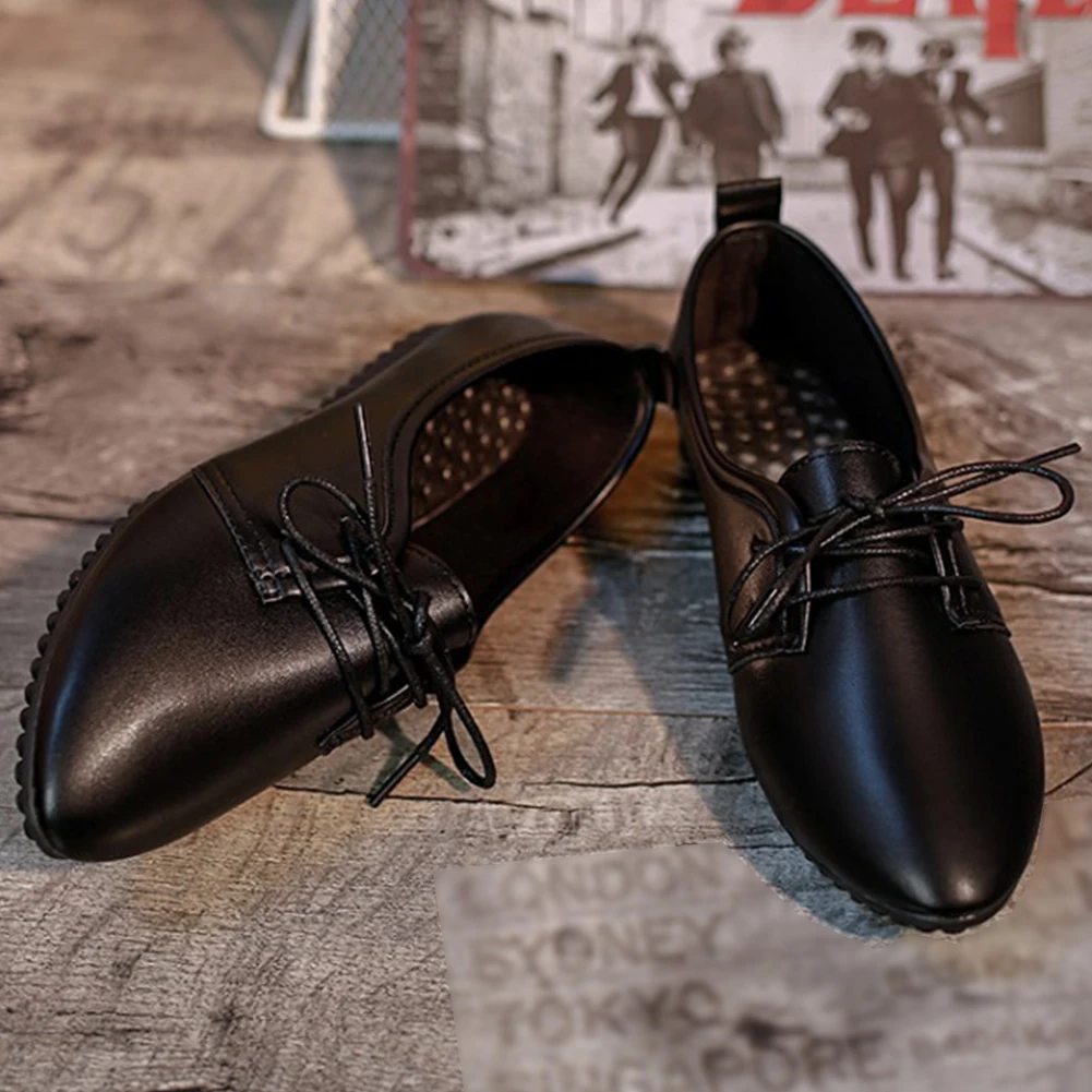 1 Pair of Women Shoes New Women Leather Lace Up Pointed Toe Loafer Comfort Flat Soft Shoes Shallow Mouth Shoes White Black
1 Pair of Women Shoes New Women Leather Lace Up Pointed Toe Loafer Comfort Flat Soft Shoes Shallow Mouth Shoes White Black