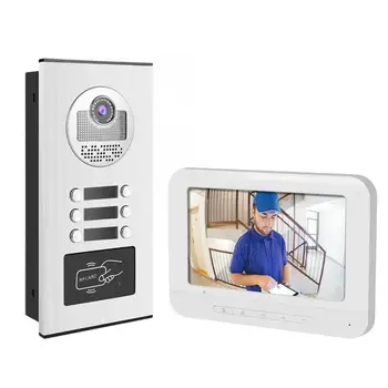 bell 7inches Video Intercom Doorbell Door Phone RFID Camera 3 Apartments door bell waterproof no battery
bell 7inches Video Intercom Doorbell Door Phone RFID Camera 3 Apartments door bell waterproof no battery