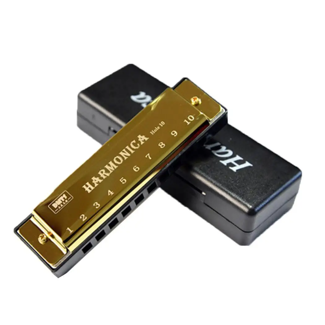 Diatonic 10 Holes Harmonica C Key Beginner Musical Instrument Gold, Silver, Red, Black
Diatonic 10 Holes Harmonica C Key Beginner Musical Instrument Gold, Silver, Red, Black