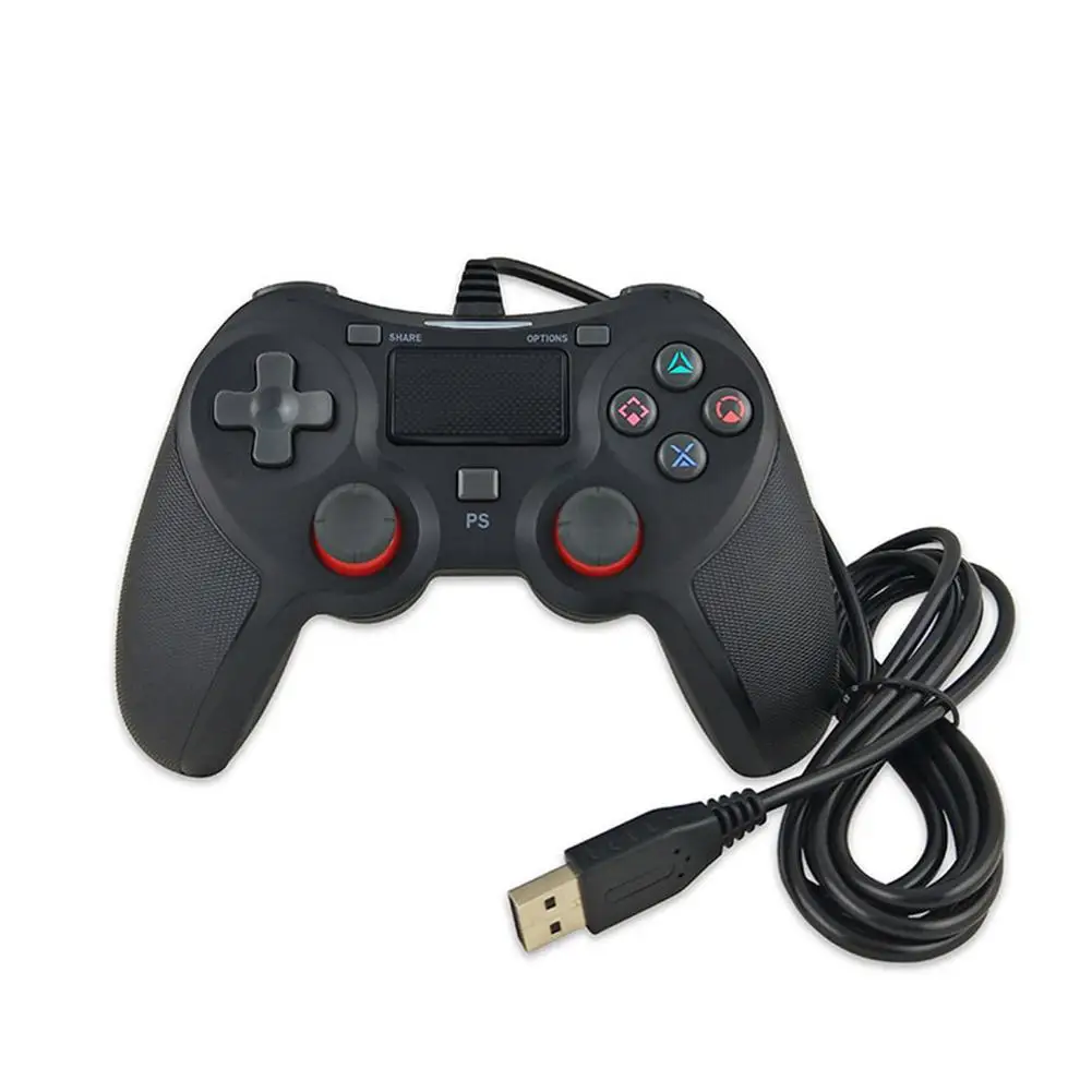 Portable PS4 Wired Controller USB Gamepad Controller With The Dual Vibration For Playstation 4 PS4 Slim PS4 Pro USB Plug
Portable PS4 Wired Controller USB Gamepad Controller With The Dual Vibration For Playstation 4 PS4 Slim PS4 Pro USB Plug