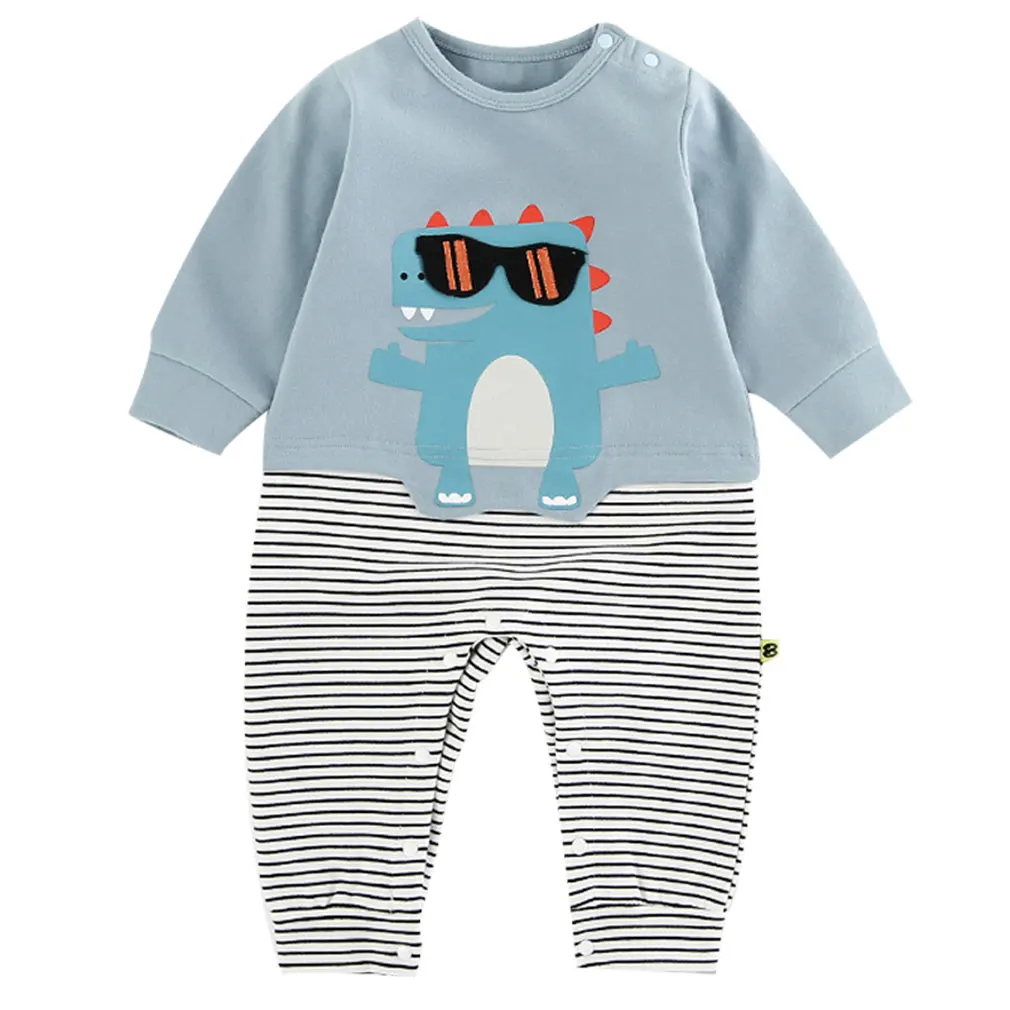 Newborn Baby Unisex Cotton Long Sleeve Cute Cartoon Animal Print Stripe Baby Romper Boys Girls Soft Rompers Baby Clothes
Newborn Baby Unisex Cotton Long Sleeve Cute Cartoon Animal Print Stripe Baby Romper Boys Girls Soft Rompers Baby Clothes