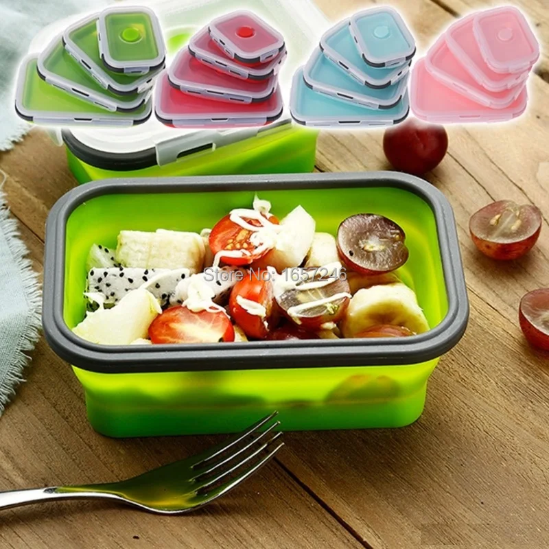Folding Silicone Collapsible Portable Lunch Box 350/500/800/1200ML Microwave Oven Bowl Folding Food Storage Container Picnic Box
Folding Silicone Collapsible Portable Lunch Box 350/500/800/1200ML Microwave Oven Bowl Folding Food Storage Container Picnic Box