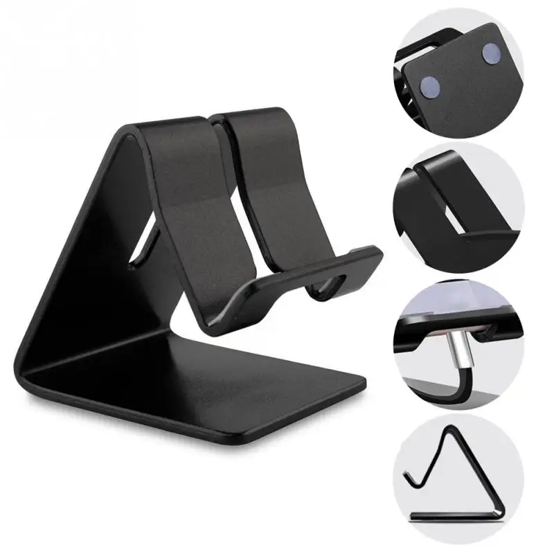 Alloy Steel Table Phone Holder Metal Anti-slip Cell Phone Holders Desk Mount Phone Stand for iphone x 6 6s plus #1119
Alloy Steel Table Phone Holder Metal Anti-slip Cell Phone Holders Desk Mount Phone Stand for iphone x 6 6s plus #1119