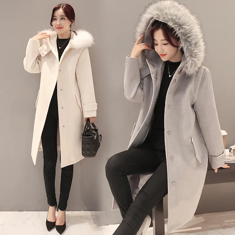 New Autumn Winter Women Coats Vestido Plus Size Fashion Slim Hooded Collar MD-Long Style Cotton Coat For Women Large Outerwear
New Autumn Winter Women Coats Vestido Plus Size Fashion Slim Hooded Collar MD-Long Style Cotton Coat For Women Large Outerwear