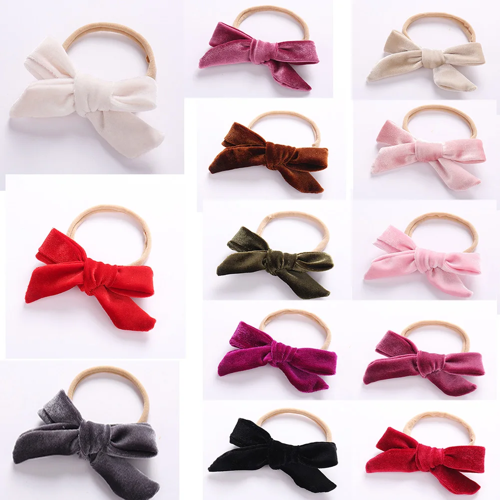 1Pcs Lovely Velvet Bow Headbands For Girls Childrens 12 Color Pink Red Rose Sweet Cute Bows Soft Fashion Elastic Accessories
1Pcs Lovely Velvet Bow Headbands For Girls Childrens 12 Color Pink Red Rose Sweet Cute Bows Soft Fashion Elastic Accessories