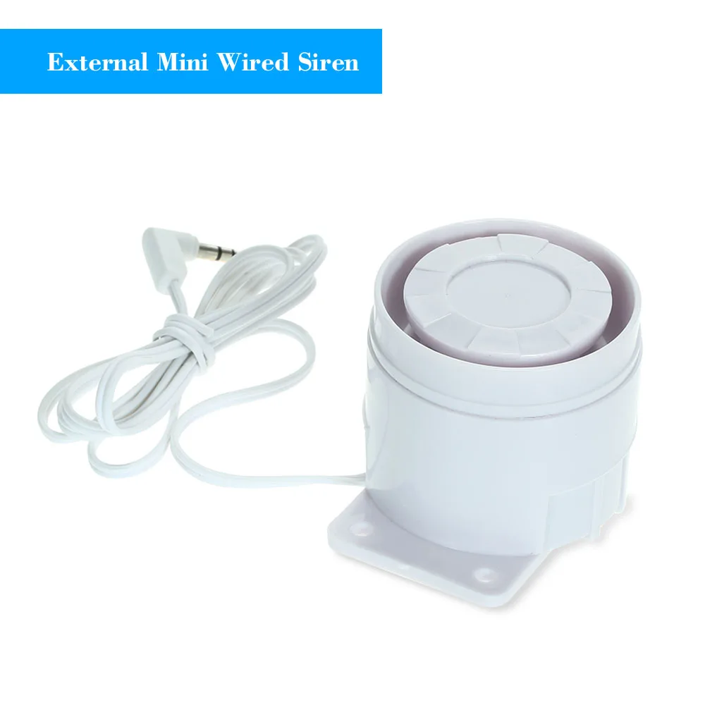 External Mini Wired Siren 110 dB Prompt Alert Alarm for Home Security Alarm System
External Mini Wired Siren 110 dB Prompt Alert Alarm for Home Security Alarm System