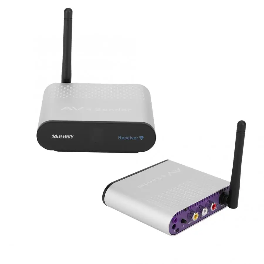 Measy AV220 2.4G Wireless AV Transmitter Receiver Audio Video SD TV AV Signal Sender receiver Go Through Wall 200M / 660FT
Measy AV220 2.4G Wireless AV Transmitter Receiver Audio Video SD TV AV Signal Sender receiver Go Through Wall 200M / 660FT