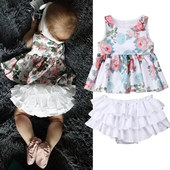 Newborn Infant Baby Girl Floral Tops+Ruffle Tutu Shorts Clothes New Newborn Baby Girl Clothes Flower Top Falbala Short Pants
Newborn Infant Baby Girl Floral Tops+Ruffle Tutu Shorts Clothes New Newborn Baby Girl Clothes Flower Top Falbala Short Pants