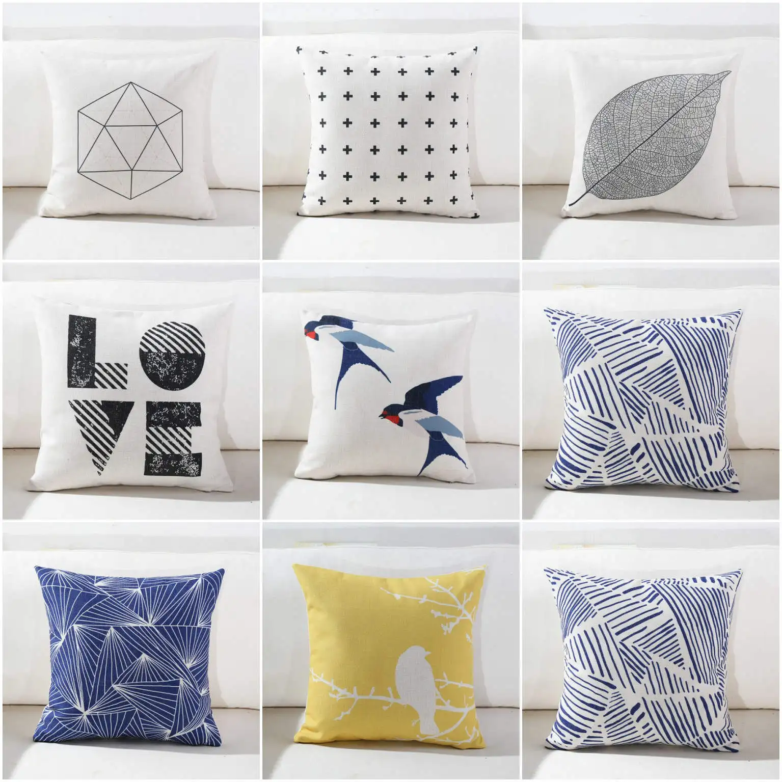 Geometry LOVE Pattern Pillow Case Throw Pillowcase Cotton Linen Printed Pillow Covers Home Office
Geometry LOVE Pattern Pillow Case Throw Pillowcase Cotton Linen Printed Pillow Covers Home Office