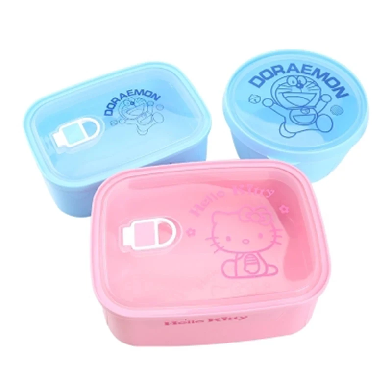 3Pcs/Set Cartoon Hello Kitty Doraemon Rectangle Crisper Refrigerator Plastic Food Storage Boxes Preservation Box Container D
3Pcs/Set Cartoon Hello Kitty Doraemon Rectangle Crisper Refrigerator Plastic Food Storage Boxes Preservation Box Container D