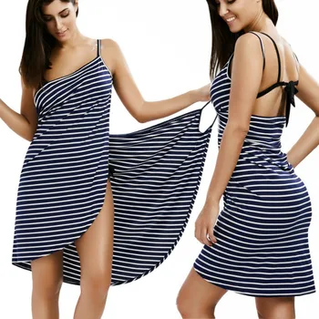 Bath Towel Bathrobe Striped Beach Dress Fast Dry Wash Clothing Wrap Women Bath towels robe de plage beach dress Holiday
Bath Towel Bathrobe Striped Beach Dress Fast Dry Wash Clothing Wrap Women Bath towels robe de plage beach dress Holiday