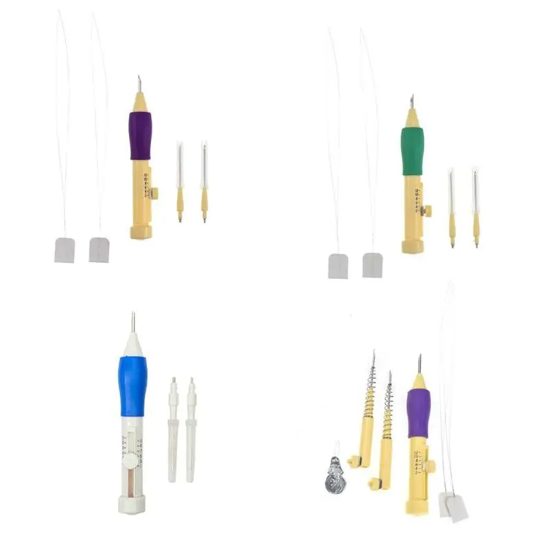 Magic Embroidery Pen Needles Stitches Embroidery Weaving Tool Sewing Kit Threads Accessory
Magic Embroidery Pen Needles Stitches Embroidery Weaving Tool Sewing Kit Threads Accessory