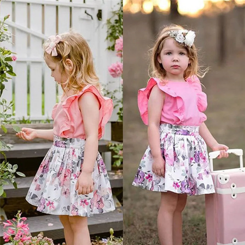 PUDCOCO Fashion 2019 Toddler Kid Baby Girl Outfit sets kids Clothes Sleeveless T-shirt Tops+Skirts Summer Beach 2PCS Set 1-4T
PUDCOCO Fashion 2019 Toddler Kid Baby Girl Outfit sets kids Clothes Sleeveless T-shirt Tops+Skirts Summer Beach 2PCS Set 1-4T