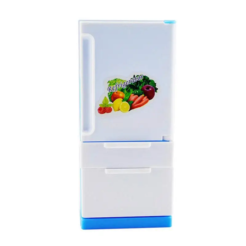 Doll House Furniture Refrigerator Play Set Doll Sweet Blue White Fridge Freezer doll House Accessories Mini Refrigerator Toy
Doll House Furniture Refrigerator Play Set Doll Sweet Blue White Fridge Freezer doll House Accessories Mini Refrigerator Toy