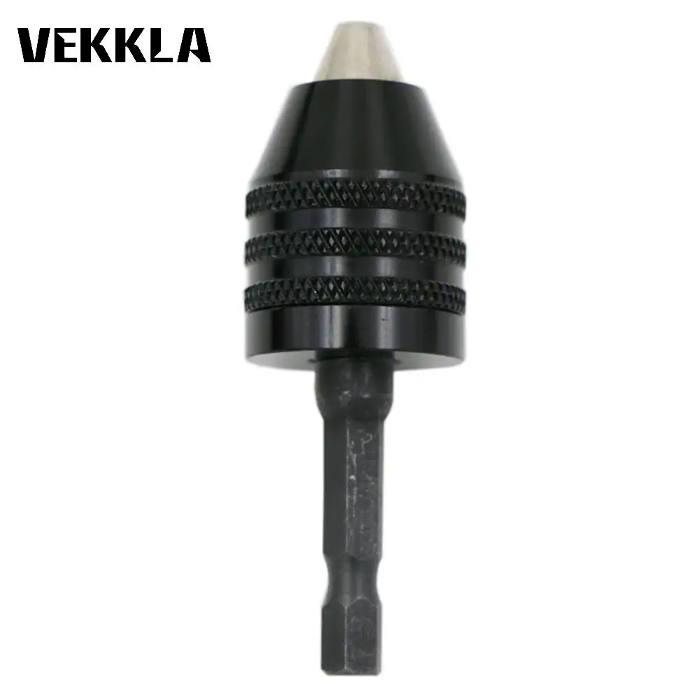 Mini Universal Drill Chuck 1/4Inch Hex Shank Keyless Quick Change Convenient Drill Chuck Adapter Drill Collet Clamp Set 0.3-8mm
Mini Universal Drill Chuck 1/4Inch Hex Shank Keyless Quick Change Convenient Drill Chuck Adapter Drill Collet Clamp Set 0.3-8mm