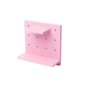 Creative Detachable Storage Rack Wall-mounted DIY Decorative Board with Holes Storage Shelf for Bathroom Bedroom Kitchen (Pink)
Creative Detachable Storage Rack Wall-mounted DIY Decorative Board with Holes Storage Shelf for Bathroom Bedroom Kitchen (Pink)
