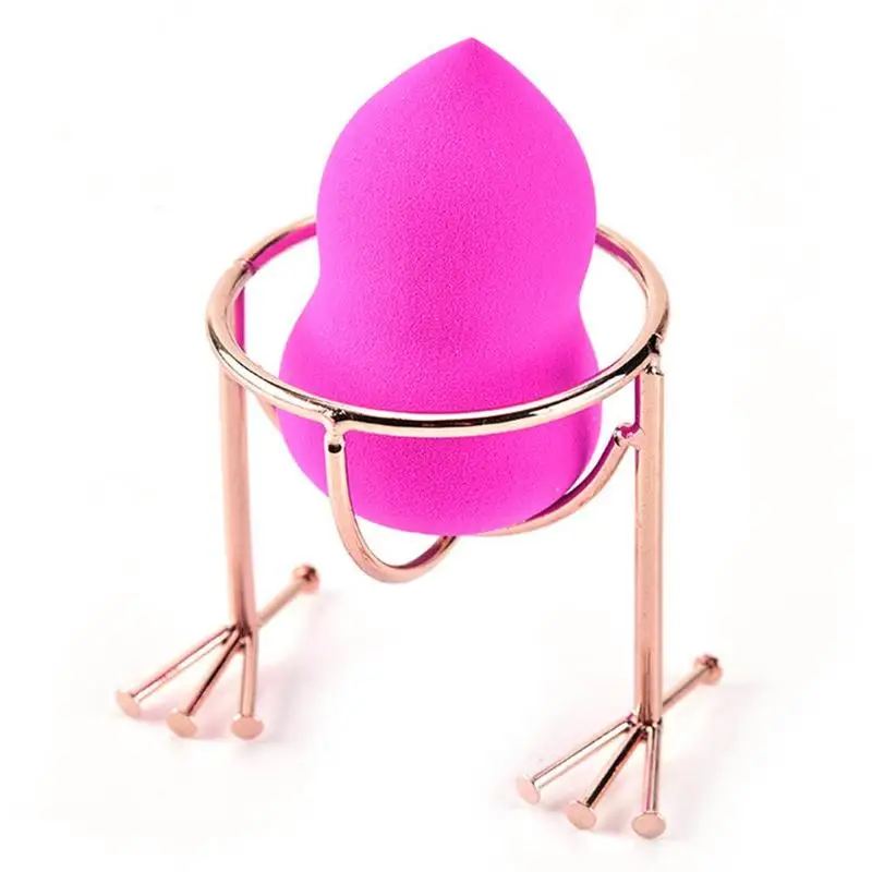 Household Carbon steel Makeup Puff Sponge Holder Beauty Cosmetics Egg Plating Powder Puff Storage Rack for women make up
Household Carbon steel Makeup Puff Sponge Holder Beauty Cosmetics Egg Plating Powder Puff Storage Rack for women make up