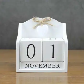 Desk Figurines Calendar Wood Calendar Fashion Home Office Decoration Creative Diy Wood Block Perpetual Calendar
Desk Figurines Calendar Wood Calendar Fashion Home Office Decoration Creative Diy Wood Block Perpetual Calendar
