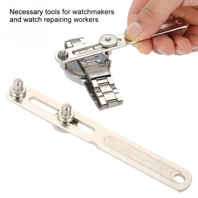 1pc Adjustable Watch Back Case Cover Opener Wrench Spanner Remover Battery Replacement Tool Watch Repair Kit Watchmaker Tools
1pc Adjustable Watch Back Case Cover Opener Wrench Spanner Remover Battery Replacement Tool Watch Repair Kit Watchmaker Tools
