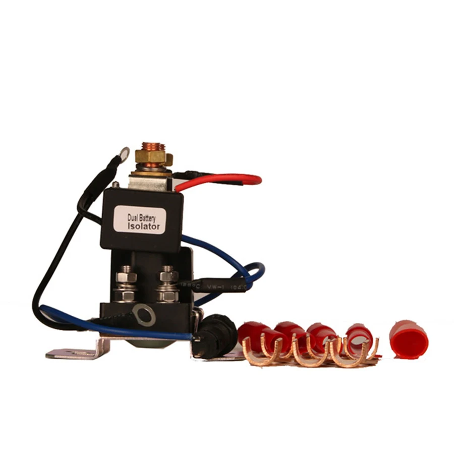 12V 200 AMP Battery Isolator+Relay 4 Terminal Dual Battery Switch DC Relay On Off Car Automotive Power Control Switches
12V 200 AMP Battery Isolator+Relay 4 Terminal Dual Battery Switch DC Relay On Off Car Automotive Power Control Switches