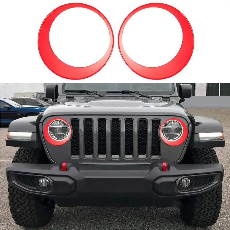 1 Pair Front Light Headlight Trim Cover ABS Bezels for Jeep Wrangler JL 2018 Car Light Car Styling Accessories
1 Pair Front Light Headlight Trim Cover ABS Bezels for Jeep Wrangler JL 2018 Car Light Car Styling Accessories