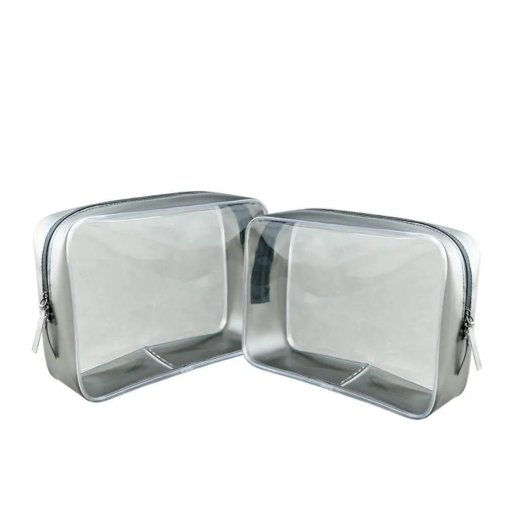 2PCS Large Capacity PVC Cosmetic Bag PVC Travel Organizer Portable Transparent Makeup Case Female Women Toiletry Make Up Bag
2PCS Large Capacity PVC Cosmetic Bag PVC Travel Organizer Portable Transparent Makeup Case Female Women Toiletry Make Up Bag