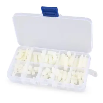 120Pcs M3 Nylon Hex Spacers Screw Nut Stand-off Plastic Accessories Assortment (White)
120Pcs M3 Nylon Hex Spacers Screw Nut Stand-off Plastic Accessories Assortment (White)